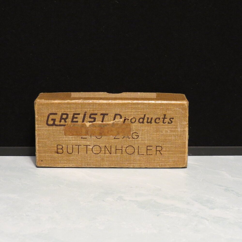 VTG Greist Products Rotary Buttonholer Button Holer Sewing Machine 1956/Inc